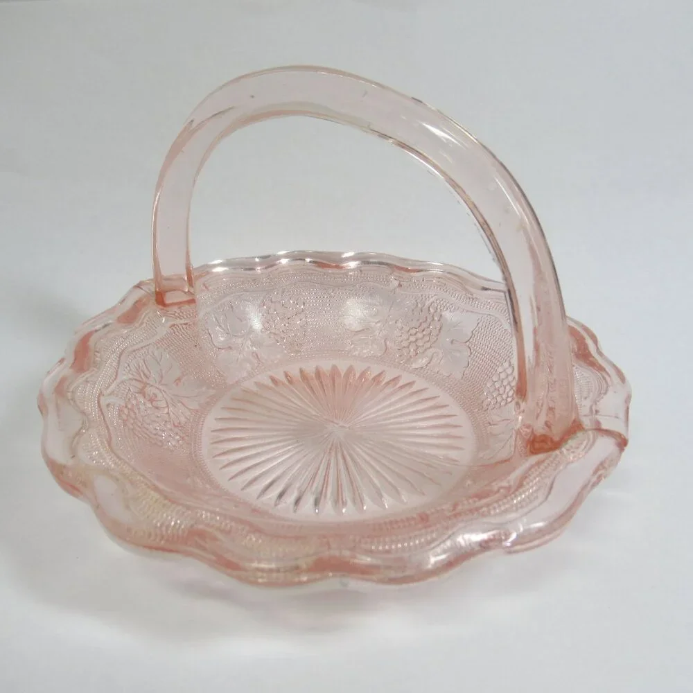 Vintage Pink Westmoreland Basket